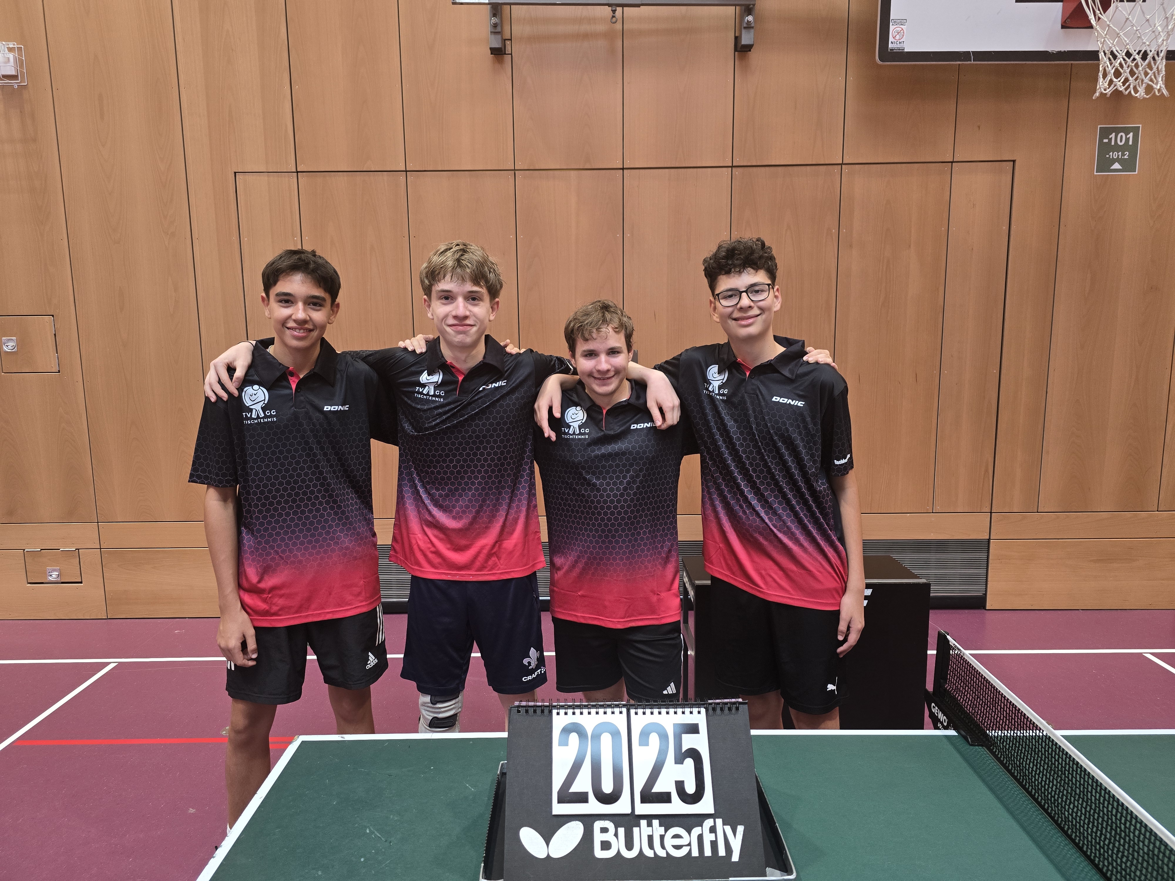 Maxi, Simon, Felix und Fabian